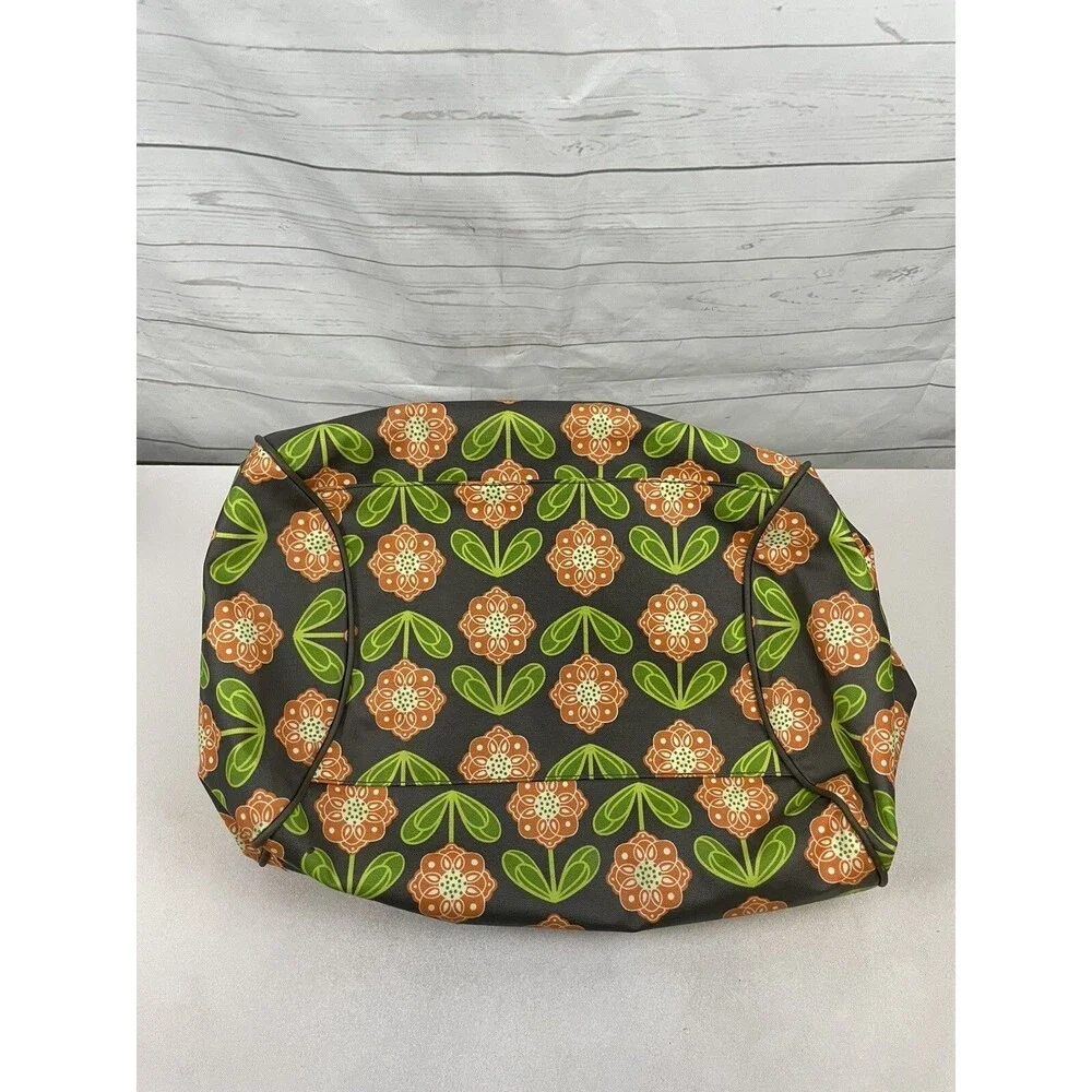 Petunia Pickle Bottom Diaper Duffel Bag Backpack Grey Floral